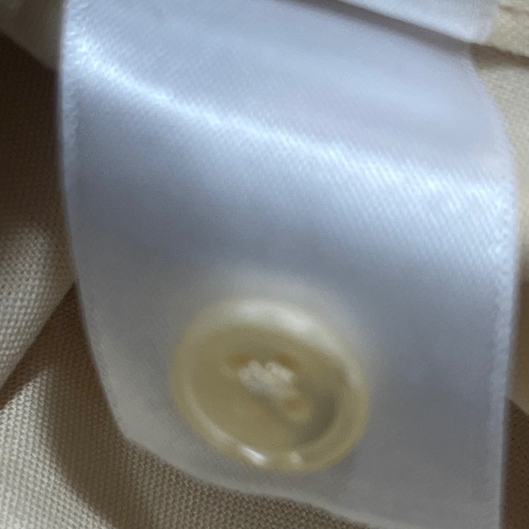 2 Coldwater Creek No Iron Long Sleeve Button Down Shirts Agua Cream Size Medium - Picture 13 of 13